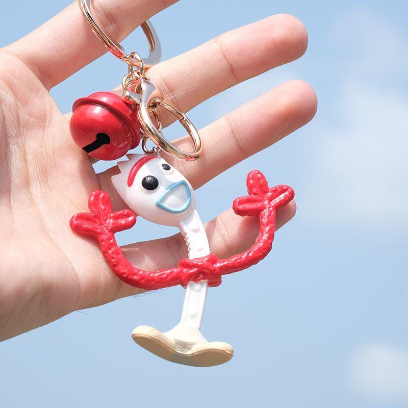 Toy Story Animation Peripherals Buzz Lightyear Keychain Cartoon Men's and Women's Backpack Charms Children's Model Toys Gifts