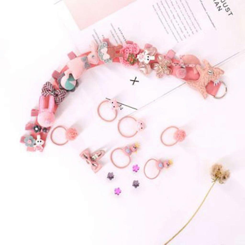 24pcs Gift Set Hair Accessories Baby Girls Hair Clips Bowknot Hair Clips Hair Clips Set Headdresses