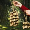 Браслет-погремушка из семян качо, браслет на ногу, африканский шейкер, браслет из скорлупы ореха, натуральная перкуссия, аксессуары для музыкальных инструментов