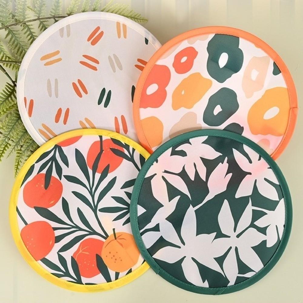 Japanese Style Portable Folding Fan Collapsible Flying Disc Fan Lightweight Cooling Fan Travel