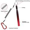 TRUSCEND Fishing Wacky Rig Tool with 210 Replacement for Fishing Worm Stick Ned Finesse Rigging Style Bass Red O-Rings Pliers, Baits, Kit, Fishing,