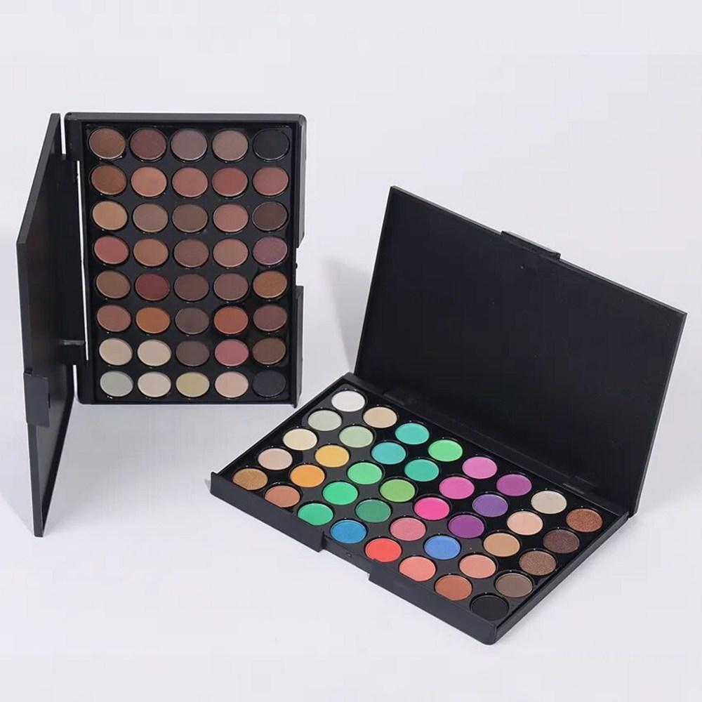 Eyeshadow Fashion Eyeshadow Palette Glitter Women Cosmetics Matte Beauty Makeup Plate 40 Colors, 1 Piece