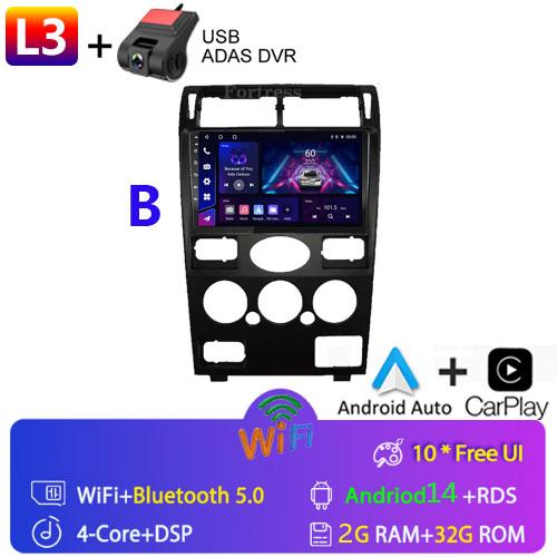 2din Android14 автомобильное радио мультимедиа Carplay авто GPS навигация для Ford Mondeo Mondeo 3 2000 2001 2002 2003 2004 2005 2006-2007