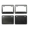 Aluminum License Plate Frame Motorcycle License Plate Holder for Front & Rear 2 Holes Universal