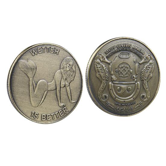 Yousheng Couples Challenge Coin Сексуальная женская двухсторонняя монета коллекционная любовная монета для взрослых монета вызова счастливая жетон для девушек для мужчин и женщин вечер свидания