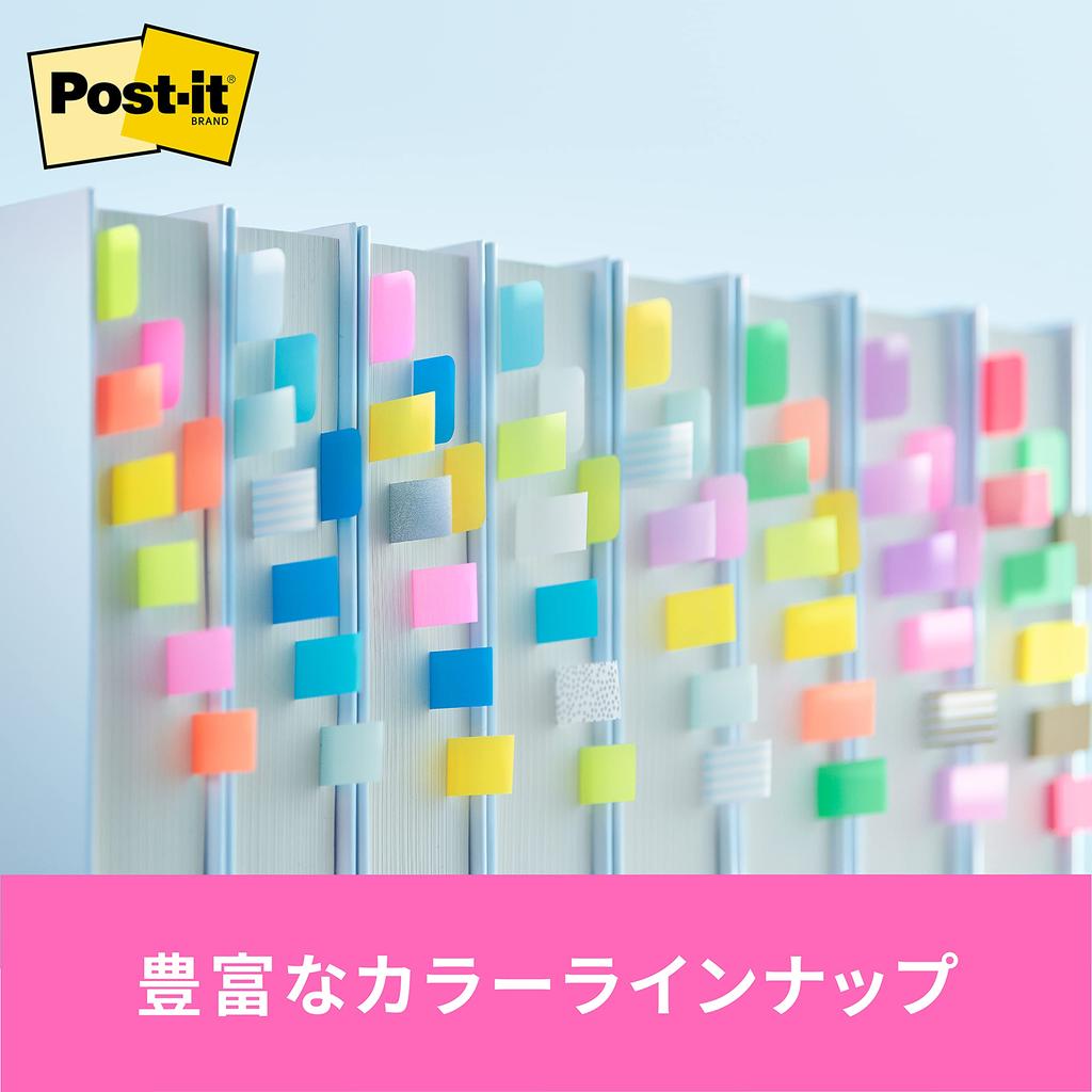 Film Sticky Notes Heading Multicolor 44 X 12mm 4 Colors 20 Sheets 5 Pads Post-it 688MC-1