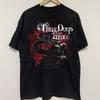 American Street Men's T-Shirt Three Days Grace World Tour T-Shirt Summer New Vintage Fashion Men's and Women's Streetwear