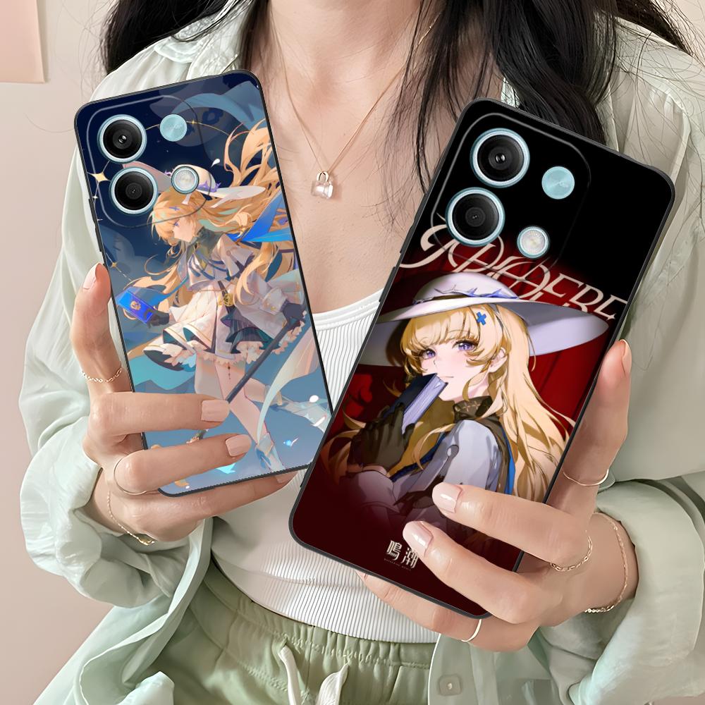 Wuthering Waves Phoebe Phone Case for Xiaomi Redmi 15 14 13 12 A5 3 2 1 C Plus 4G 5G Colorful Printing Cover Pretty Cover Luxury