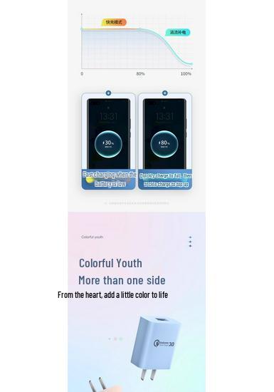 Совместимый набор вилок для зарядки для Apple iPhone, Huawei, Vivo, Honor, Mate - Поддерживает кабель для передачи данных и быструю зарядку