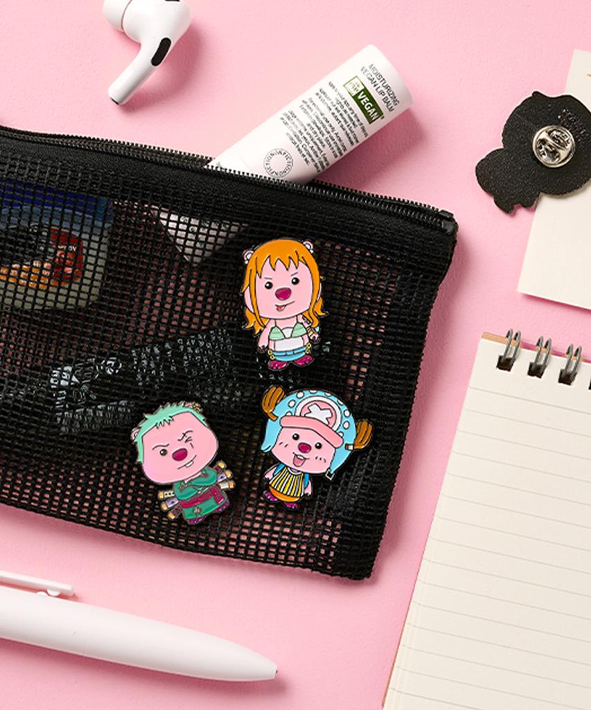 Zanmangloopy Zanman Luffy X One Piece Набор металлических значков-пинов