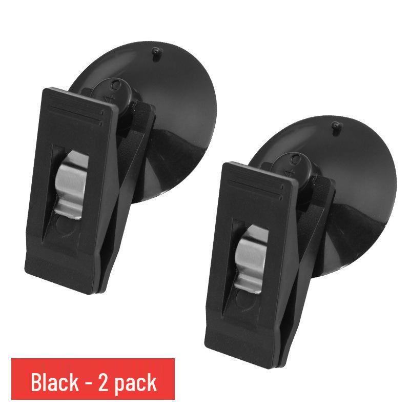 Multifunctional Car Visor Clip: Eyeglass, Card, and Bill Holder with Double Suction Cup