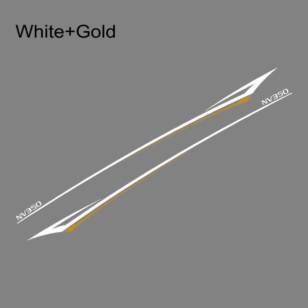 Наклейки на двери автомобиля для Nissan NV350 Caravan Urvan Escapade аксессуары тюнинг авто обе стороны поясные полосы винил