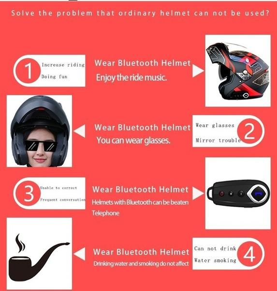 Bluetooth мотоцикл двойной козырек анфас модульный откидной мотоциклетный Bluetooth шлем мотокросс уличный велосипед гоночный шлем шлем