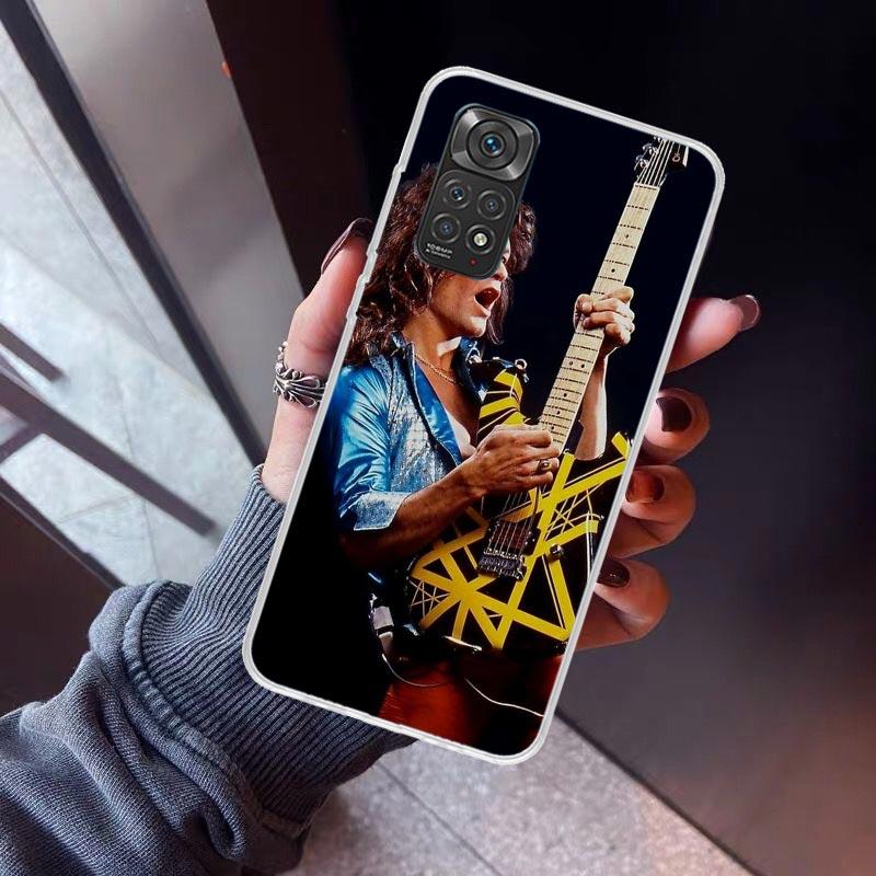 Eddie Van Halen Graphic Guitar Phone Case For Xiaomi Redmi Note 15 14 14S 13 12S 12 Pro Plus 11S 11 10S 10 4G Cover 11E 11T 5G P