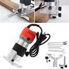 110V/220V 30000RPM 650W Electric Wood Trimmer Tool Hand Trimmer Wood Machine Router Tool Set For Woodworking Engraving Slotting Trimming Carving