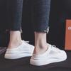 Повседневная обувь для скейтборда 2025 новая весенне-летняя женская обувь одинарная модная увеличивающая рост белая обувь женские тапочки