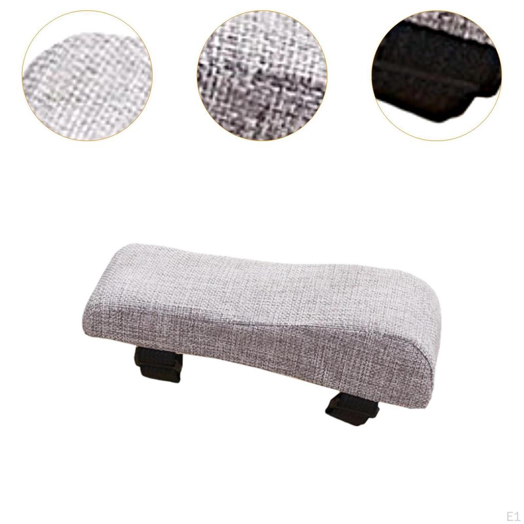 Office Chair Armrest Pads Arm Comfortable Cotton Linen Ergonomic Elbow Support