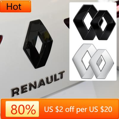 2026 Горячие Для Renault Внутренние Наклейки Капот Автомобиля Передняя Решетка Значок Задний Багажник Логотип Декоративная Накладка Для Renault Loguna Duster Zo