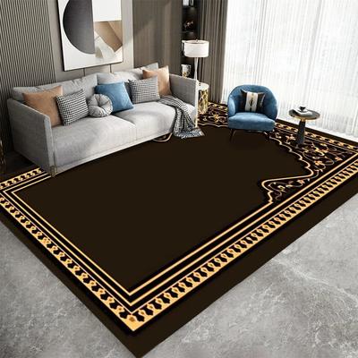 Коврик для молитвы в восточном стиле, ковер для коленопреклонения с арабским узором, противоскользящий, для домашнего декора, портативный складной коврик для медитации