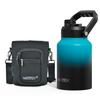 WATERSY 1.8L Insulated Water Bottle 64oz Stainless Steel Thermal Large Capacity with Handle for Outdoor Camping Vacuum Flask