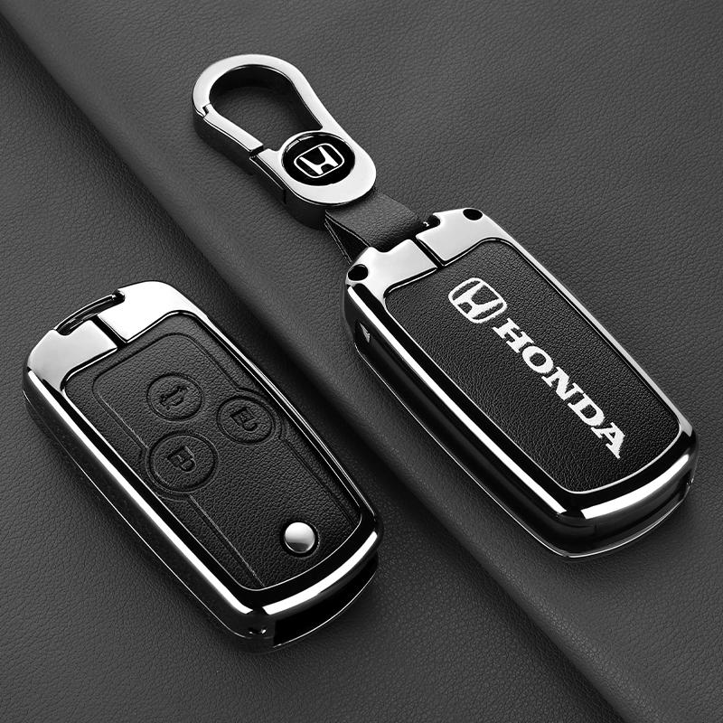 AAAKN1 Honda CRV Key Cover Old Model Suitable For Honda HRV Jazz Accord Pilot Acura Spirior Fit Odyssey CRV CR-V 2012 Key Holder Acces