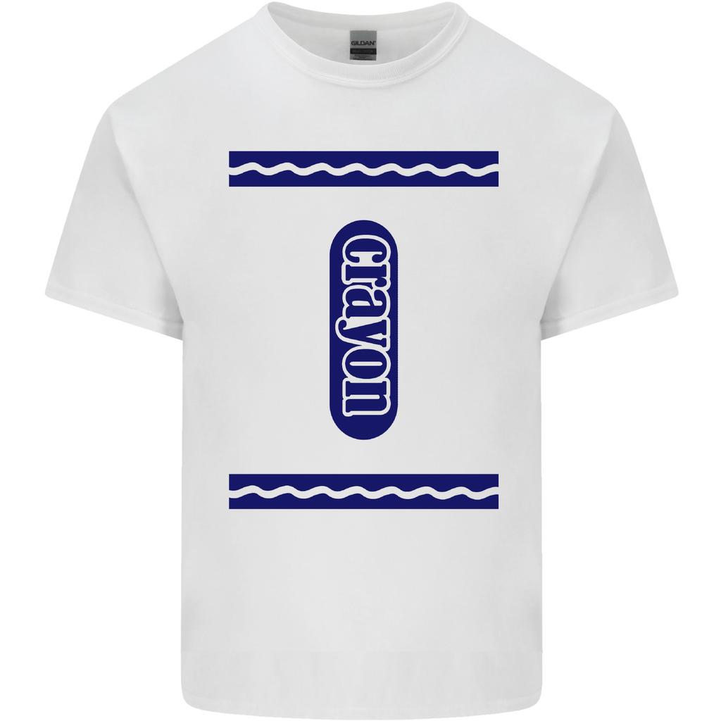 Crayon Fancy Dress Outfit Costume Funny Mens Light Cotton T-Shirt