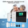 PG-103 WIFI + GSM Домашняя противокражная сигнализация Умная Алекса Googlehome Голосовое управление Набор противокражной сигнализации