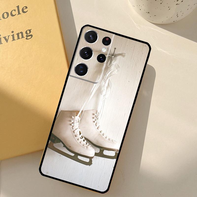 Чехол для телефона с фигурным катанием для Samsung Galaxy S25 Ultra S20 S21 S22 S23 S24 Plus S9 S10 S25 FE Защитная крышка