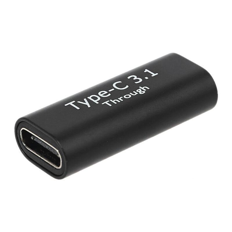 Адаптер USB C Female-Female, Соединитель USB C 3.1 для Подключения Двух Кабелей Type C для Телефона, Планшета и Удлинительный Разъем