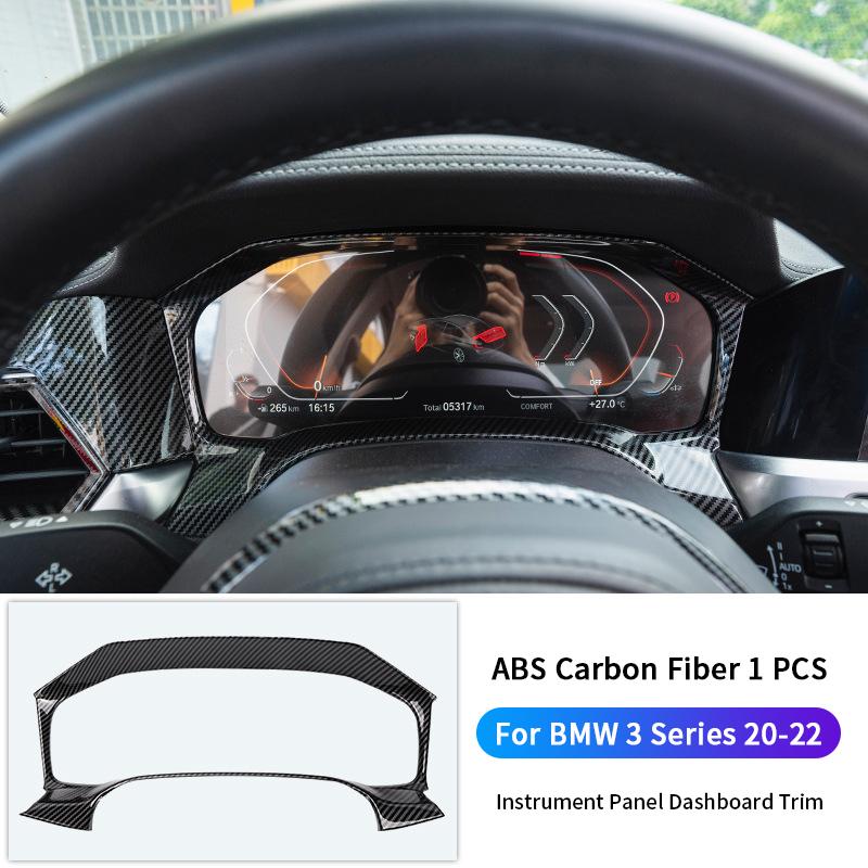 Для BMW 3 серии G20 19-22 цвет углеродного волокна, центральная панель переключения передач, декоративная крышка, панель рычага переключения передач, отделка