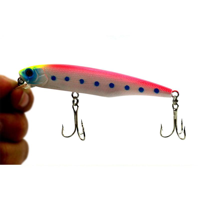 HENGJIA 1 шт., приманка для рыбалки гольяна, воблер, реалистичная наживка для щуки, пластиковая жесткая приманка, рыболовные снасти