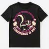 Confidence Is Key Motivational Skunk Art Unisex T-shirt Tops Tees Unisex