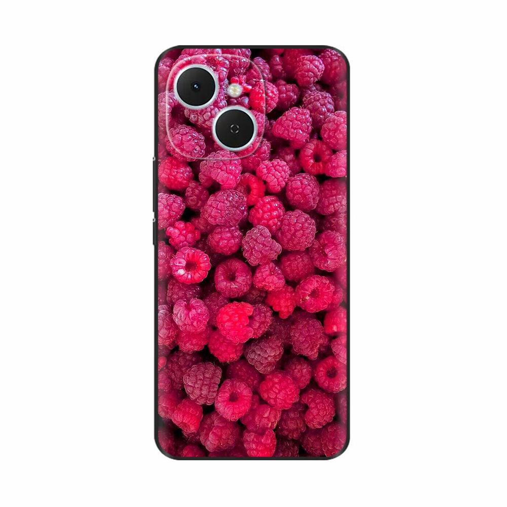 Чехол для Tecno Spark 40C Цветы Мягкий Силикон ТПУ Чехлы для Телефона Для Tecno Spark 40C Ударопрочный Крутой Волк Цветы Защитная Крышка