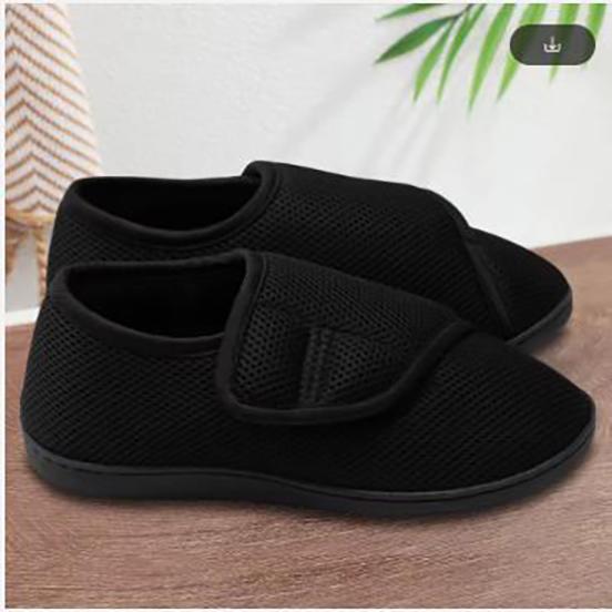 Кроссовки-петли Нескользящие для подошвенного фасциита Унисекс Диабетическая обувь Легкие кроссовки от отеков с регулируемой застежкой-крючком