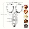 1/2 PCS Multi-function Nibbling Melon Seeds Household Tools Melon Seed Pliers Shelling Device Artifact Lazy Pine Nut Clip Scissors Shelling