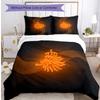 Netherlands Football Printed Bedding 3 Piece Set Cozy Breathable Bed Cover Set as Housewarming Holiday Gift