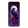 Черный Ворон Мягкий ТПУ Для Realme 13 12 11 10 9 Pro Plus GT3 GT2 C21 C25 C35 C53 C55 C67 Pro 5G Чехол для Телефона Обложка Fundas Capas Сумки