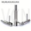 Stainless Steel Hand-Retractable Plungers Index Bolt Indexing Plungers, L Handle, Long Stroke, With Lock, Without Nut, M6M8M10