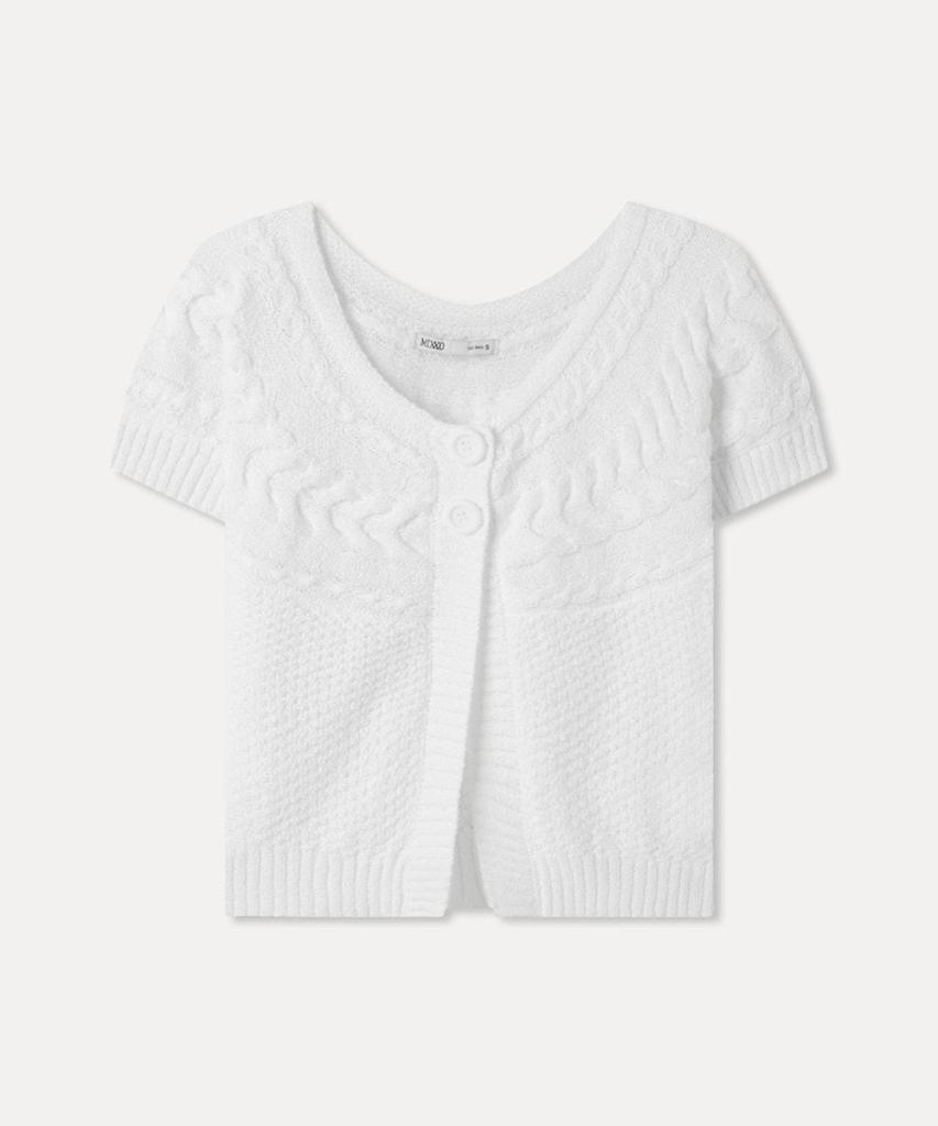Кардиган Mixxo с пуговицами, короткий рукав_Miwckg909T