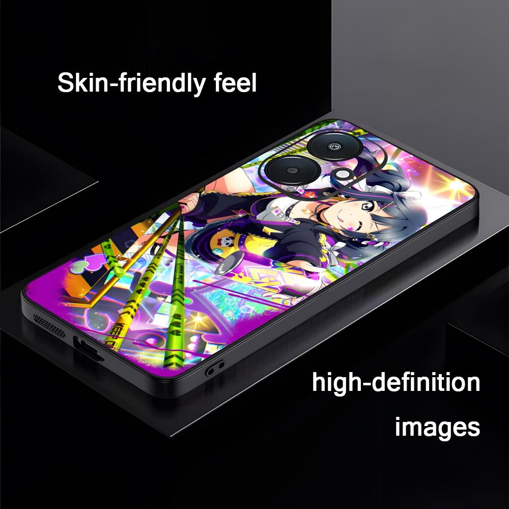 Популярный аниме чехол LoveLive для Xiaomi Redmi 14C 13C 12C Note14 13 12 11 10 Pro Plus S Мягкий черный чехол для телефона