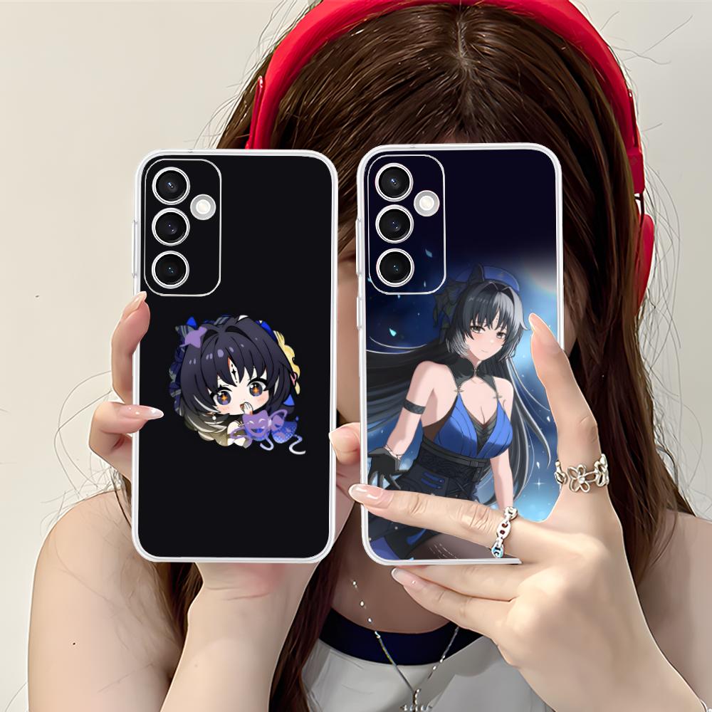 Wuthering Waves Yangyang Phone Case for Samsung Galaxy S25 S24 S23 S22 S21Plus FE Ultra Clear Colorful Cover Smartphone Pretty