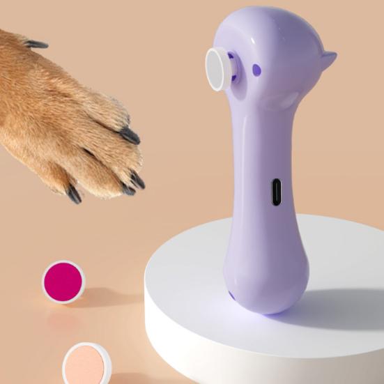 Electric Nail Grinder Baby Nail File Set Safe Nail Trimmer with 6 Grinding Head Replacement Pads USB Rechargeable Nail Clipper for Newborns Infants