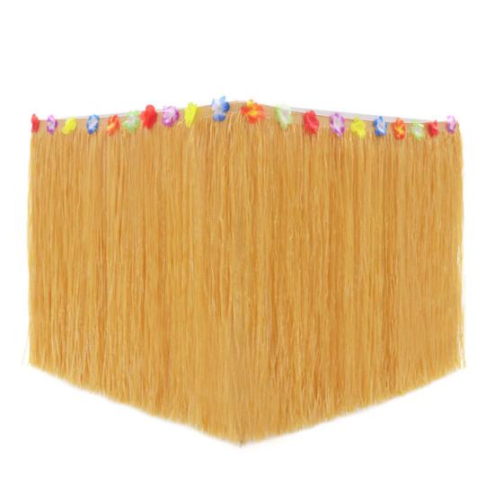 Юбка для стола, украшения для вечеринки в стиле Луау, принадлежности для тропической гавайской вечеринки, сувениры на цветочную летнюю пляжную тематику