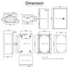 VEVOR NEMA Steel Enclosure ,30x20x15 cm NEMA 4X Steel Electrical Box, IP66 Waterproof & Dustproof, Outdoor/Indoor Electrical Junction Box