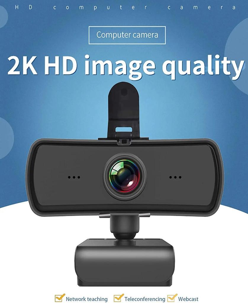 2k веб-камера Hd 2040*1080p компьютер ПК веб-камера с микрофоном вращающиеся камеры для прямой трансляции видеовызовов конференц-работа