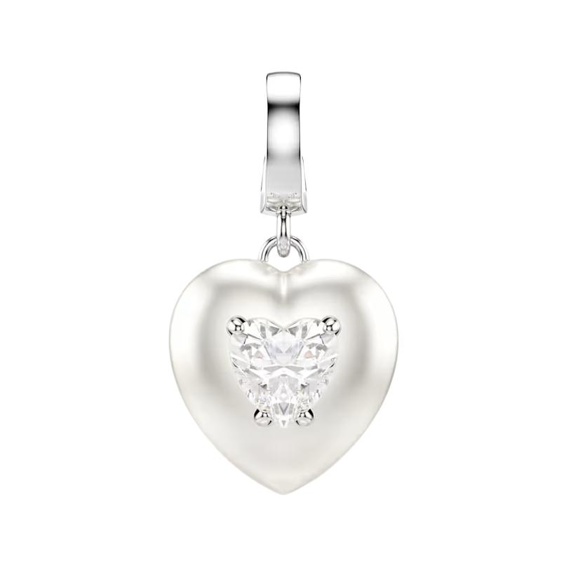 Swarovski Кулон Idyllia в форме сердца с кубическим цирконием, унисекс, серебро 5742960