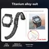 Ремешок из титанового сплава+Корпус с безелем для Casio G-Shock DW-5600 GW-M5610 GW-B5600 Комплект для модификации Набор ремешков для часов из нержавеющей стали Аксессуары