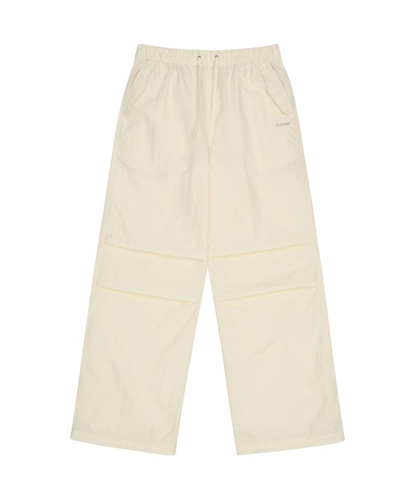 AMES-WORLDWIDE Nylon Wide Pants Ivory