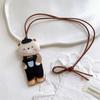 Cartoon Animal Sweater Necklace Girls Sweet Clothing Pendant Cute Sweater Chain