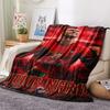 1PC Custom Name Cristiano Ronaldo Patterned Flannel Blanket Suitable For All Seasons for Home Decor Warmth and Comfort Gifts Holiday Present